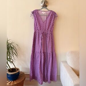 XiRENA Purple Geometric Maxi Dress Size Medium